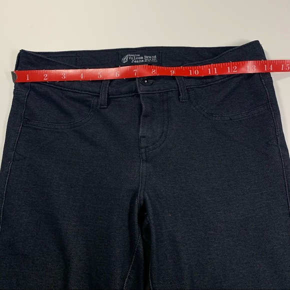 Sz. 5 Volcom dark blue jeggings - Picture 3 of 12